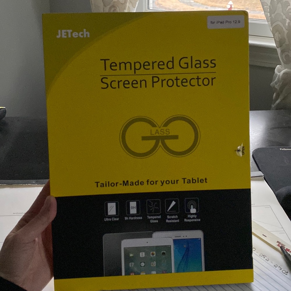 New jetech iPad Pro 12.9 screen protector